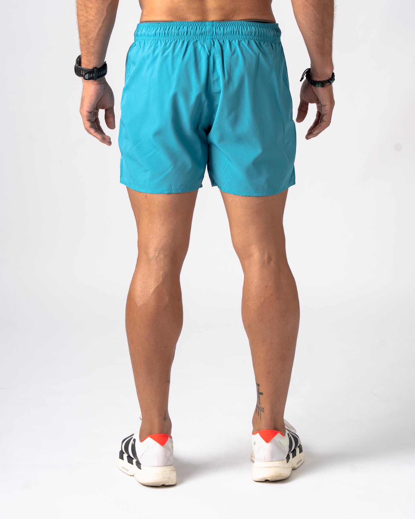 Teal Active Shorts 5in'