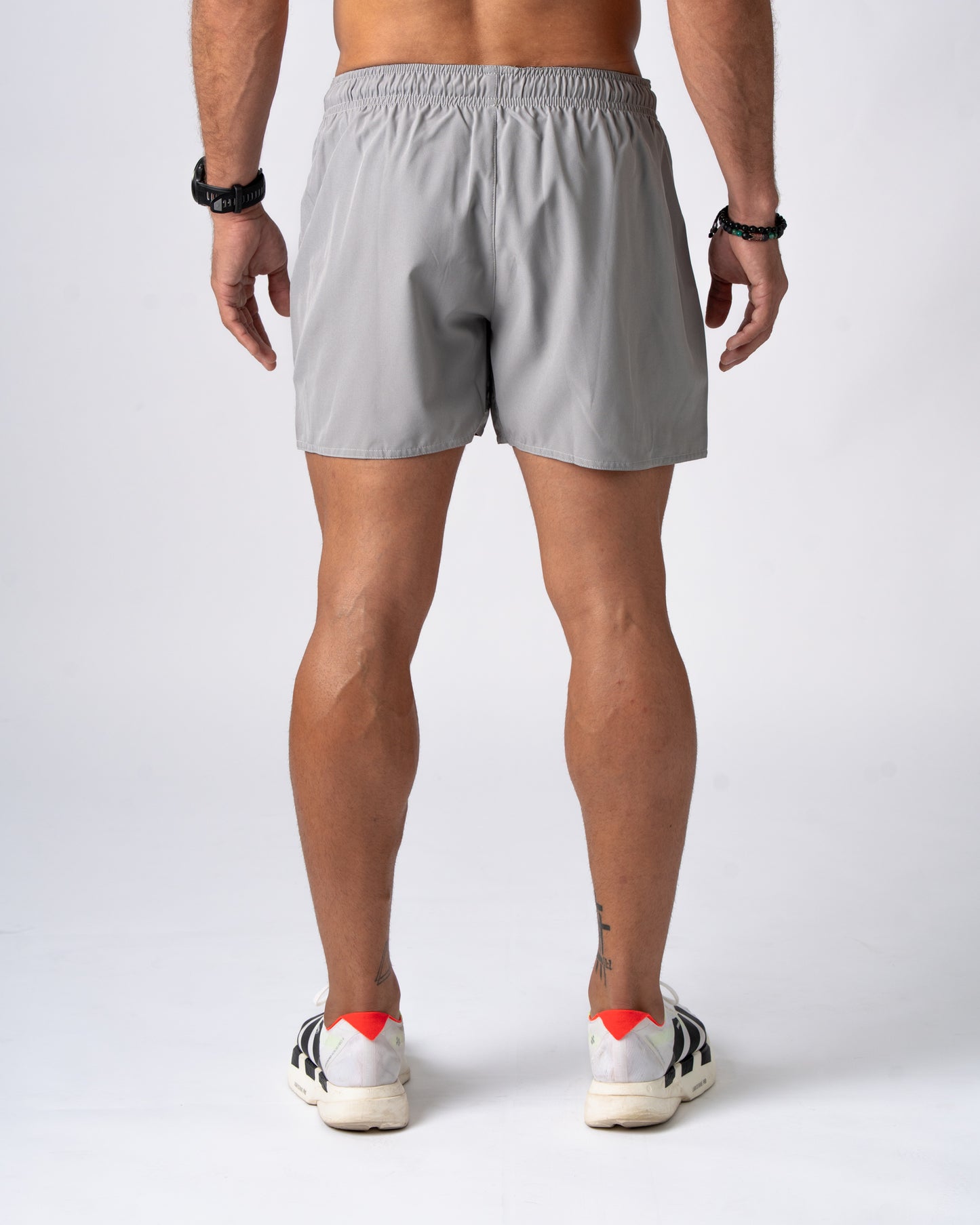 Grey Active Shorts 5in'
