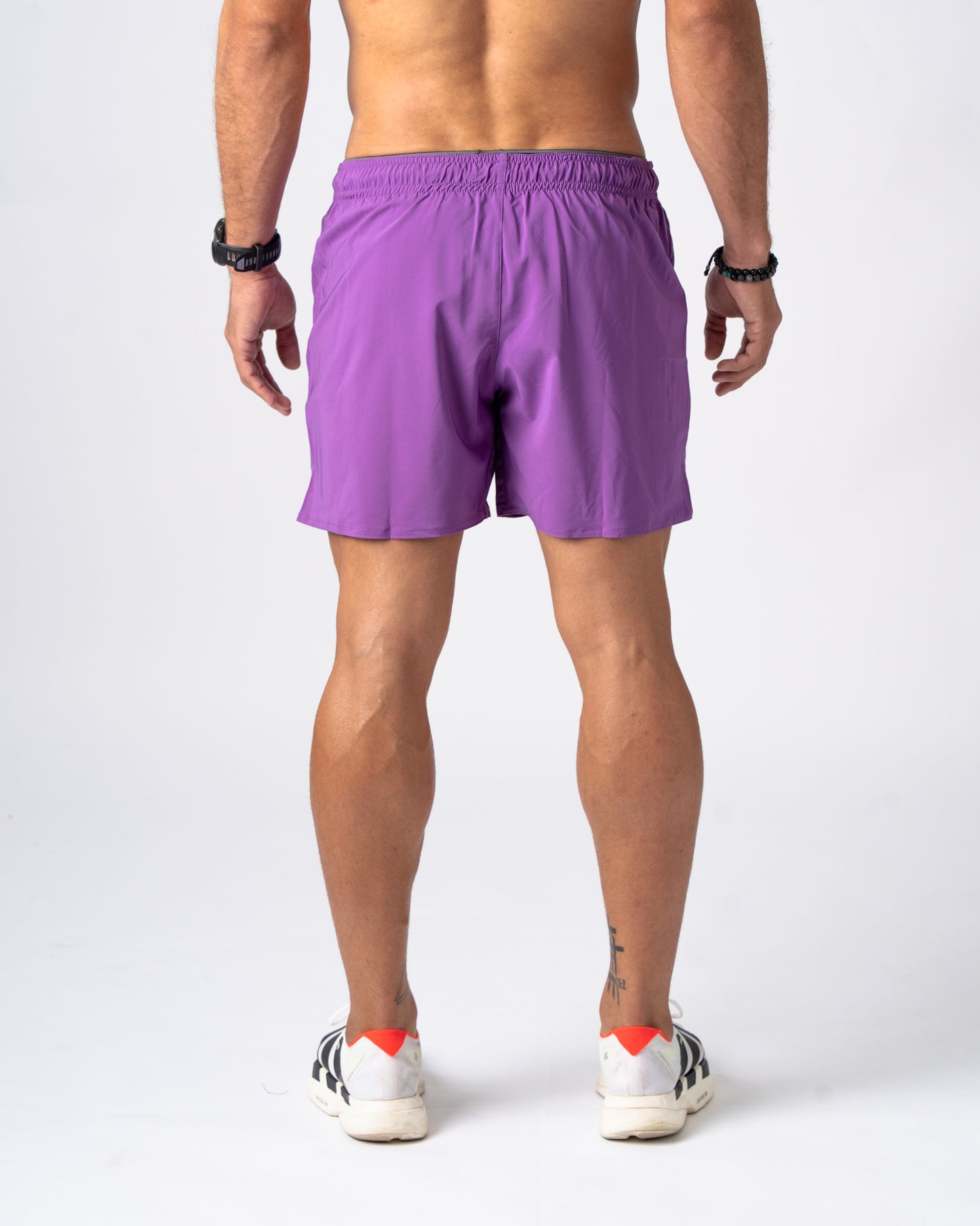 Purple Active Shorts 5in'