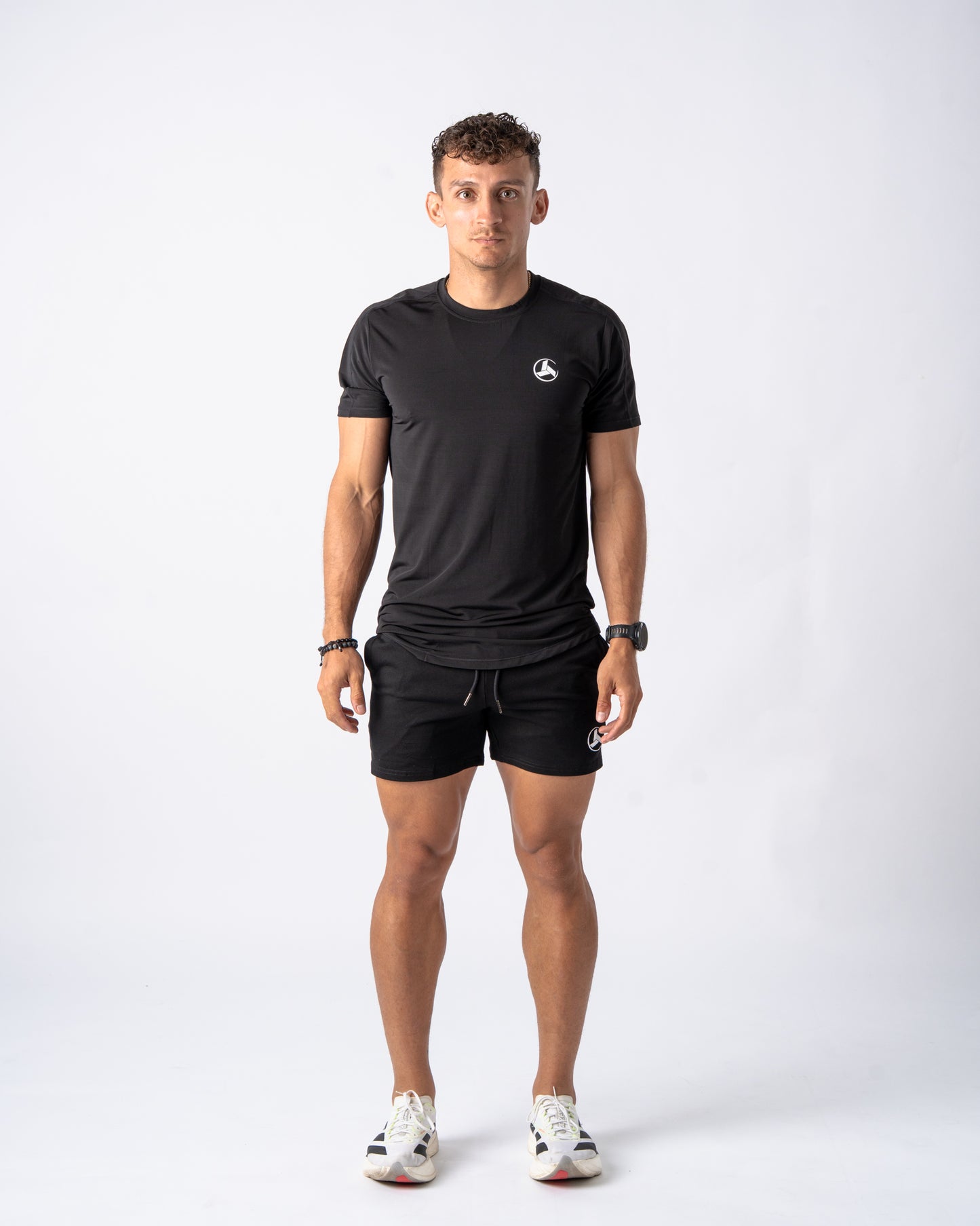 Black Leg Day Shorts