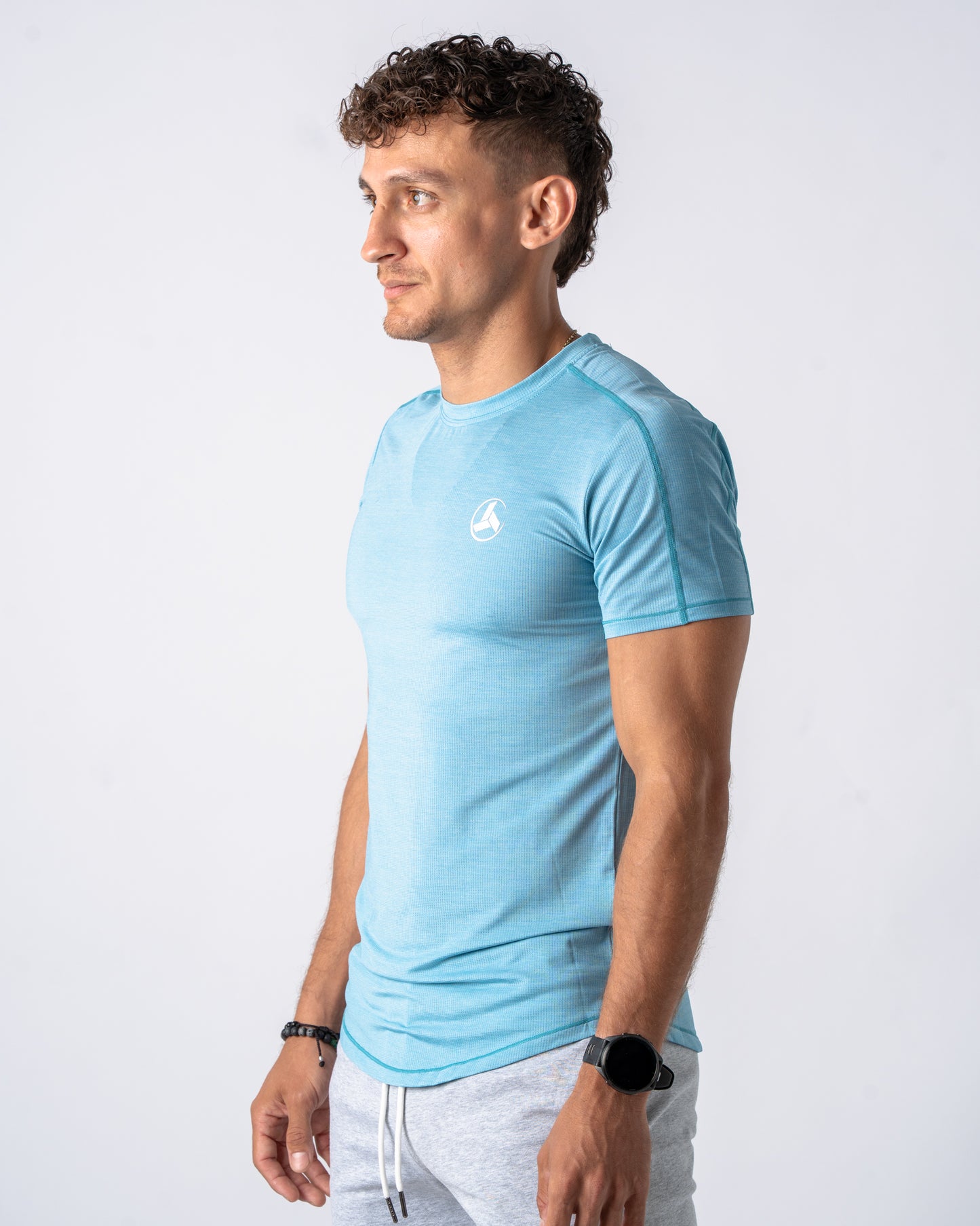 Turquoise Action Tee