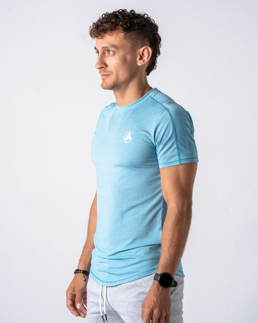 Turquoise Action Tee