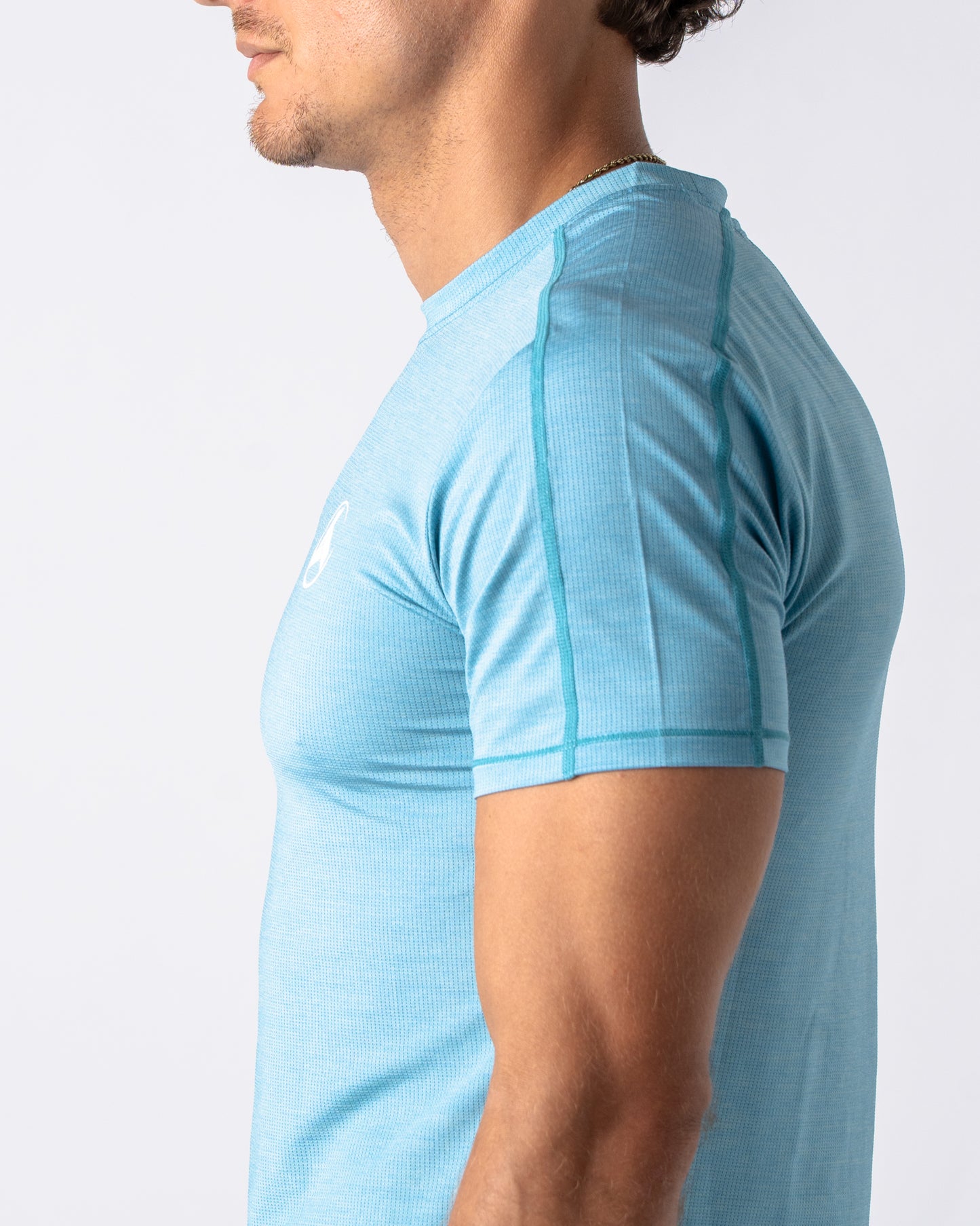 Turquoise Action Tee