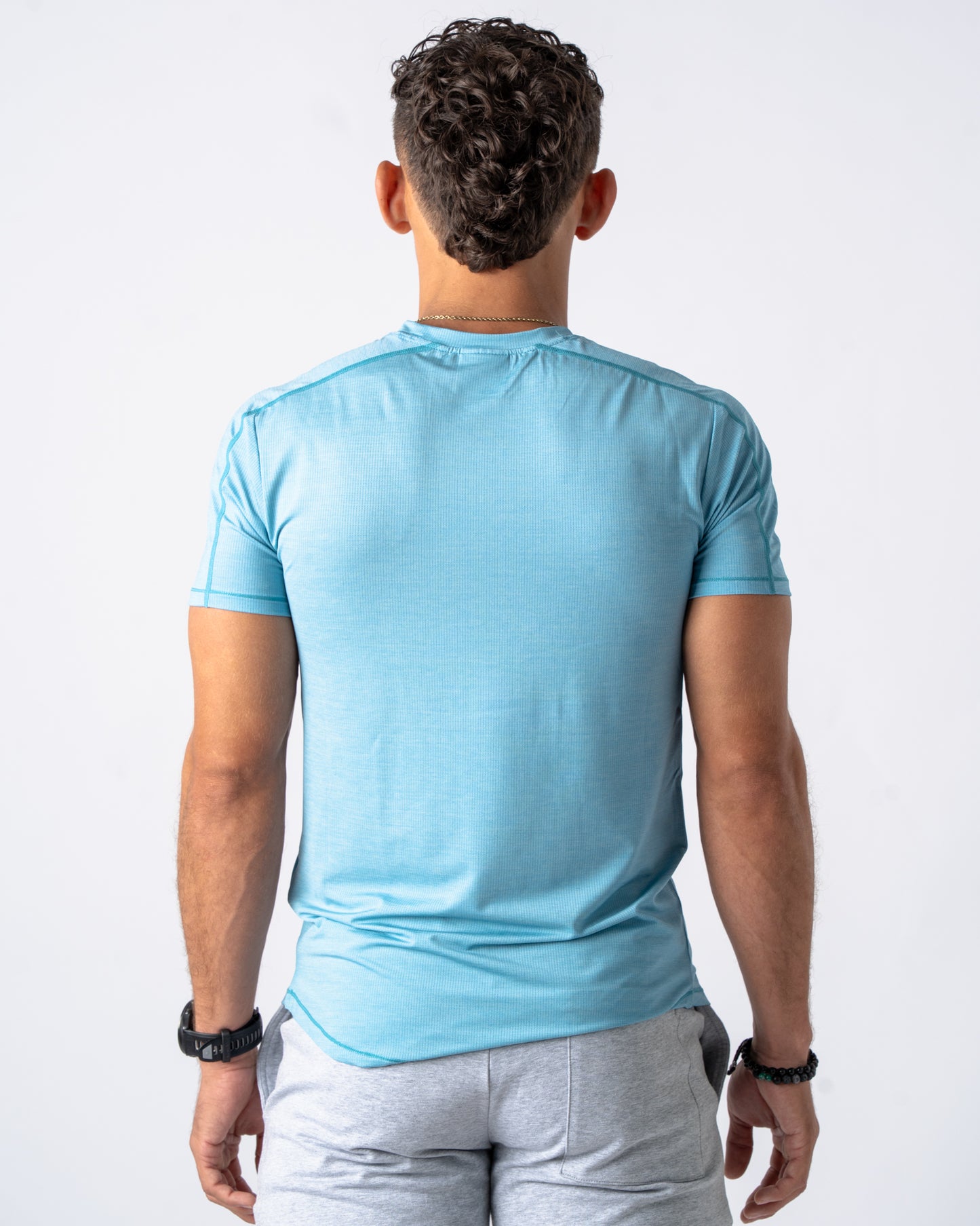 Turquoise Action Tee