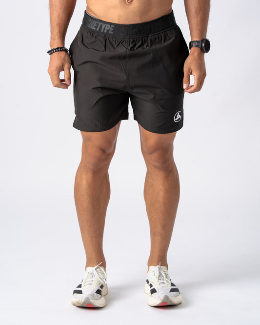 Black Action Shorts