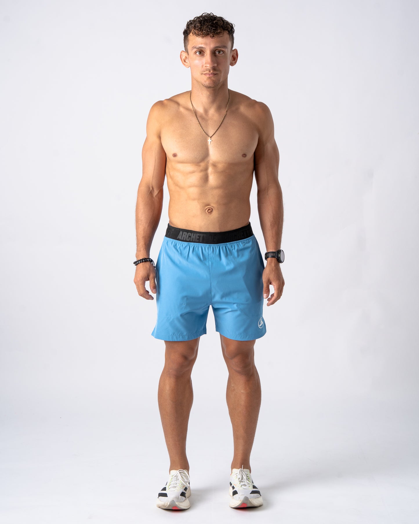 Blue Action Shorts