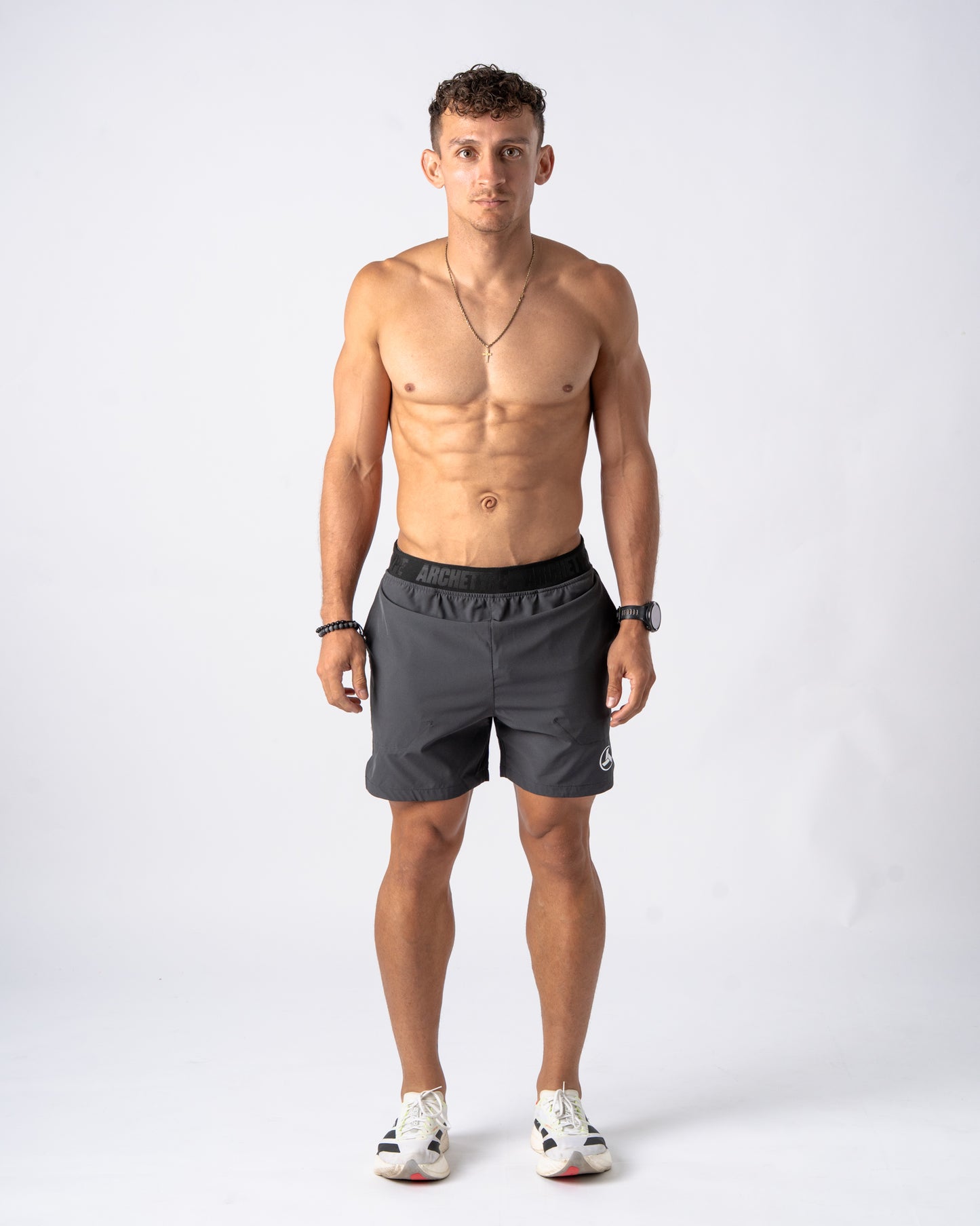 Charcoal Grey Action Short