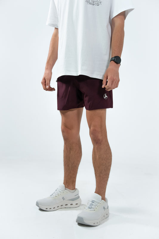 Maroon Essentials Shorts