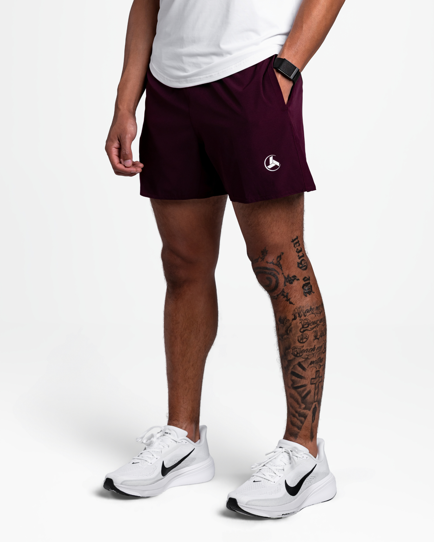 Maroon Essential Shorts