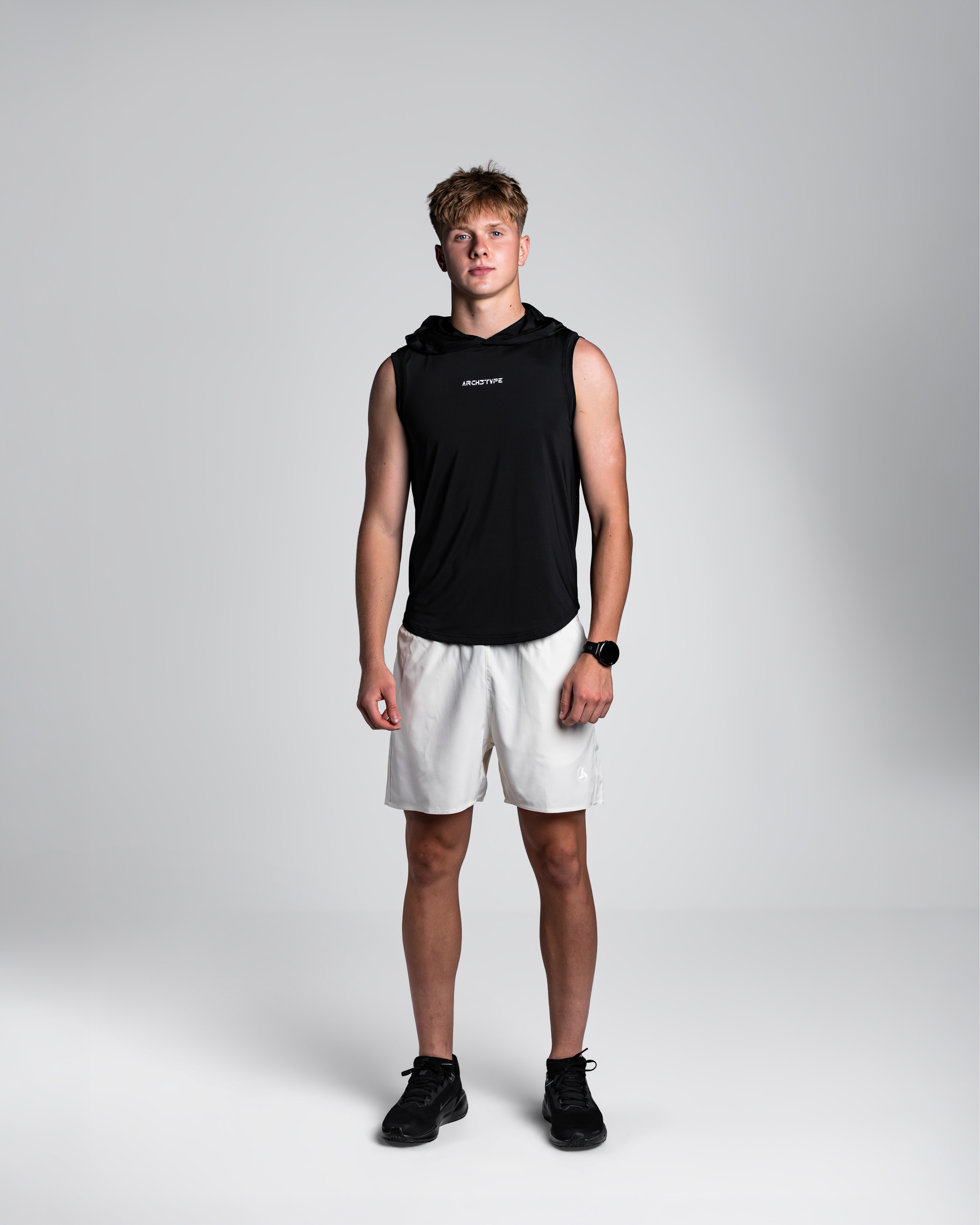 Black Apex Sleeveless Hoodie – ARCHETYPE ATHLETIC