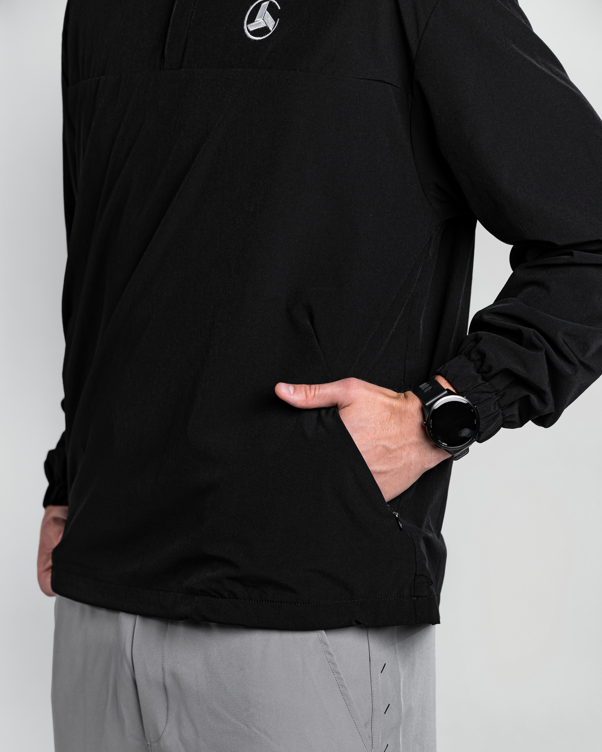 Black Windbreaker