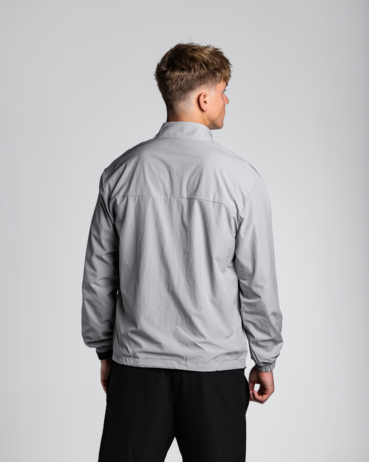 Grey Windbreaker