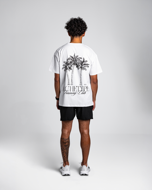 White Palm Trees Tee