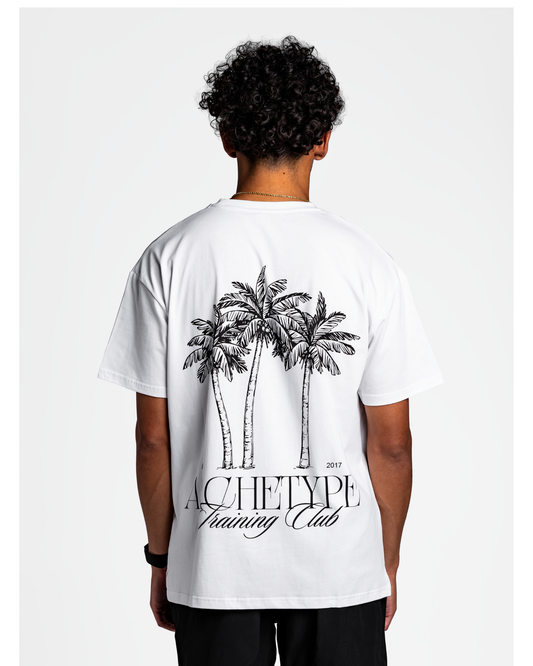 White Palm Trees Tee