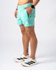 Lime Green Active Shorts 5in'