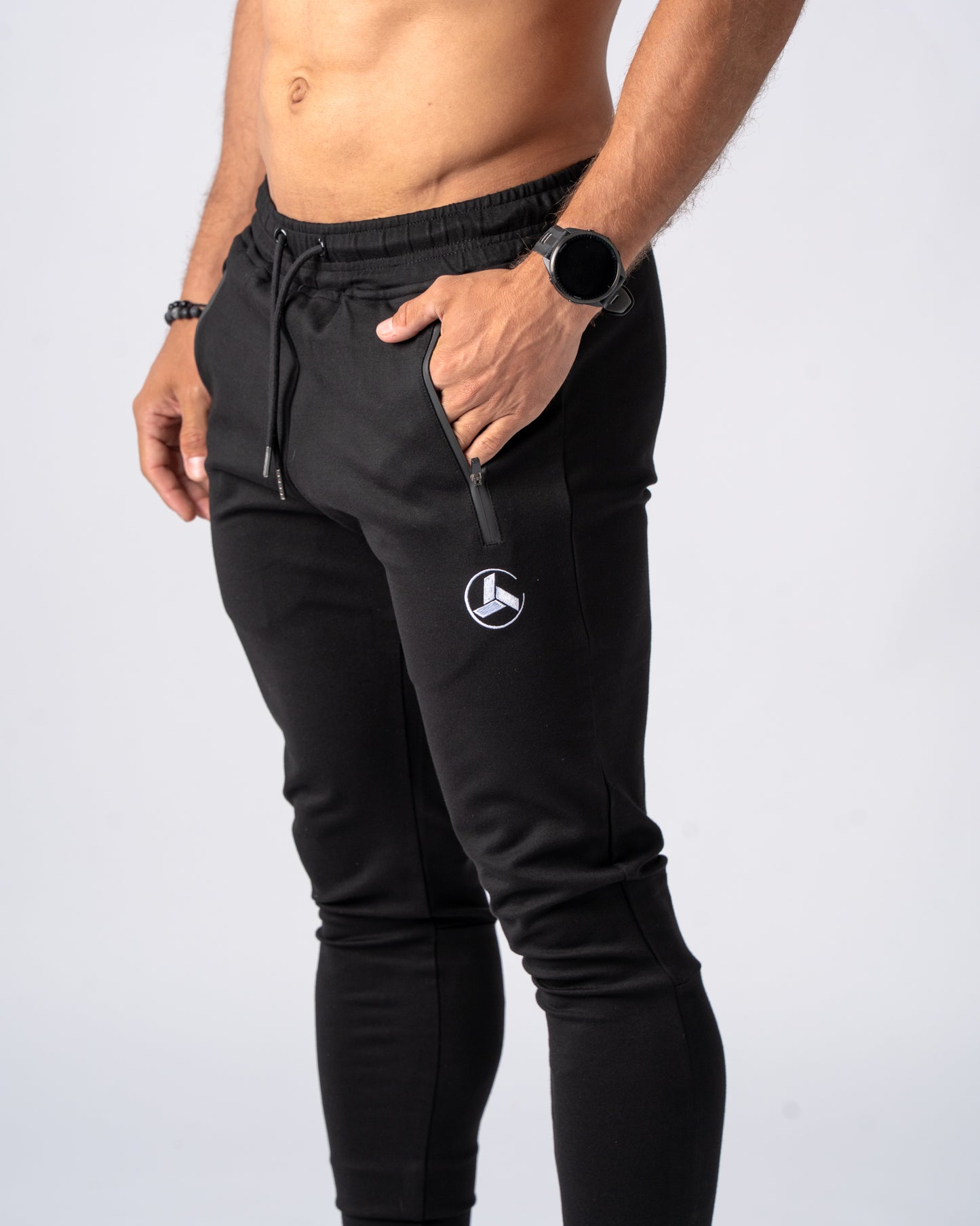 A2 Black Joggers