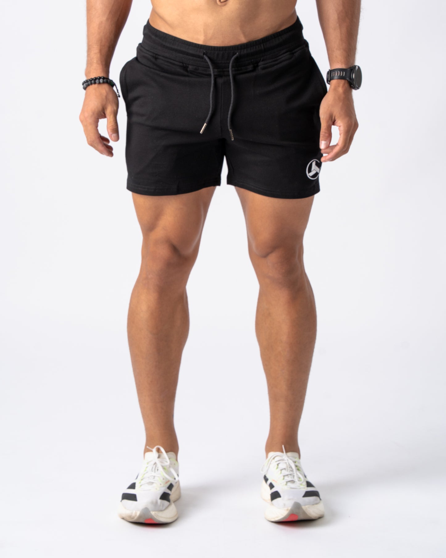 Black Leg Day Shorts