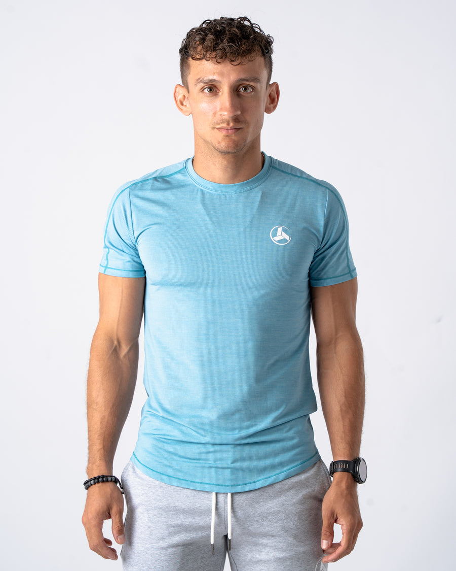 Turquoise Action Tee