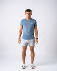 Steel Blue Action Tee