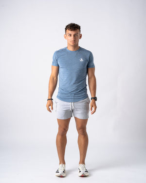 Steel Blue Action Tee