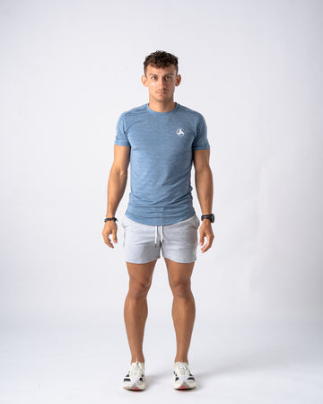 Steel Blue Action Tee