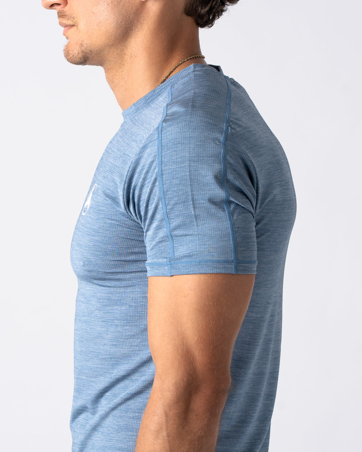 Steel Blue Action Tee