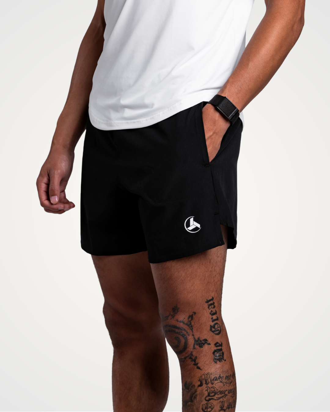 Black Running Shorts