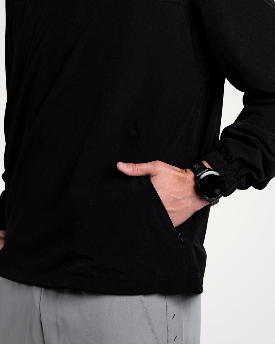 Black Windbreaker