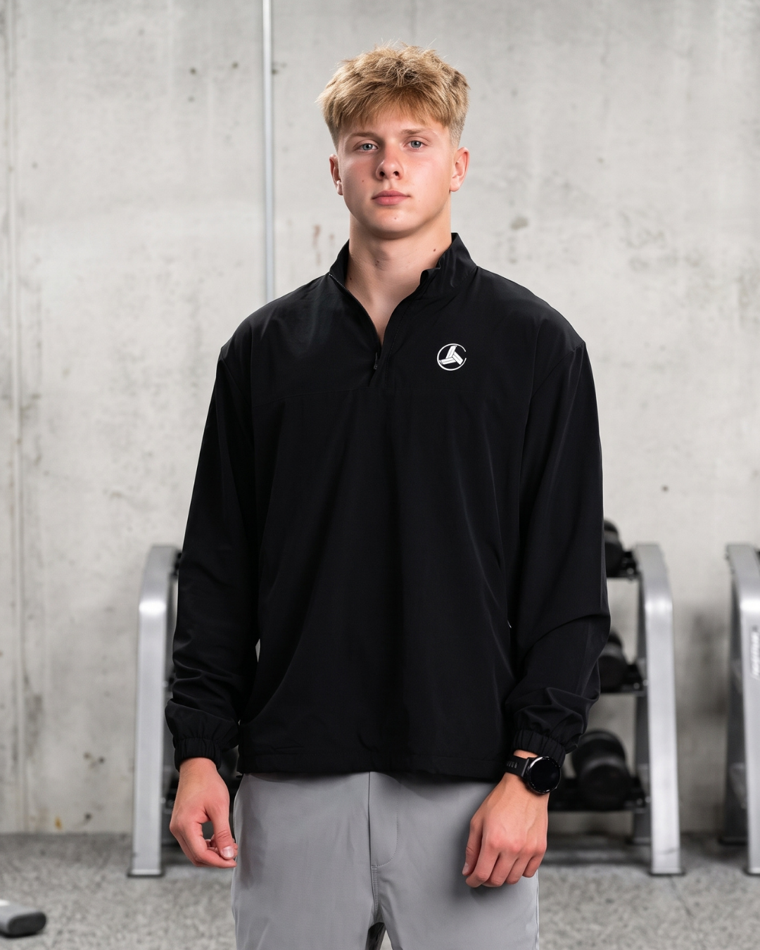 Black Windbreaker