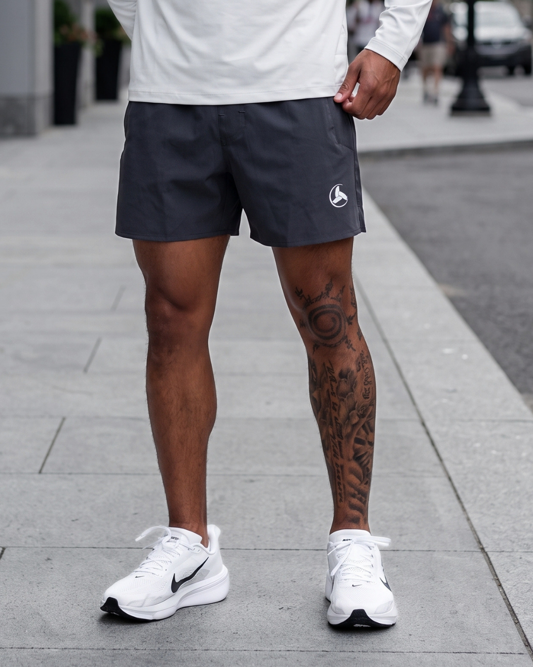 Charcoal Grey Active Short