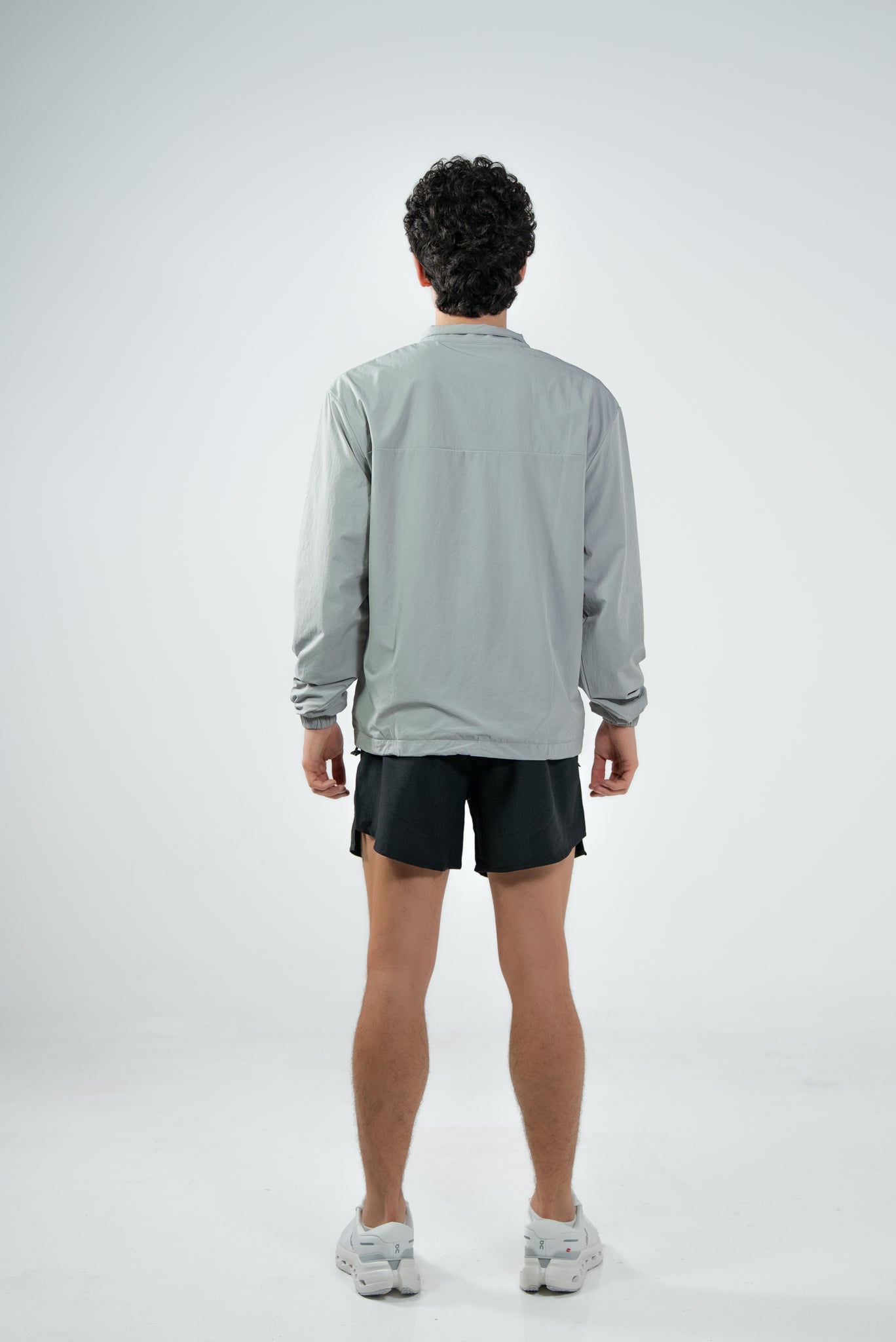 Grey Windbreaker