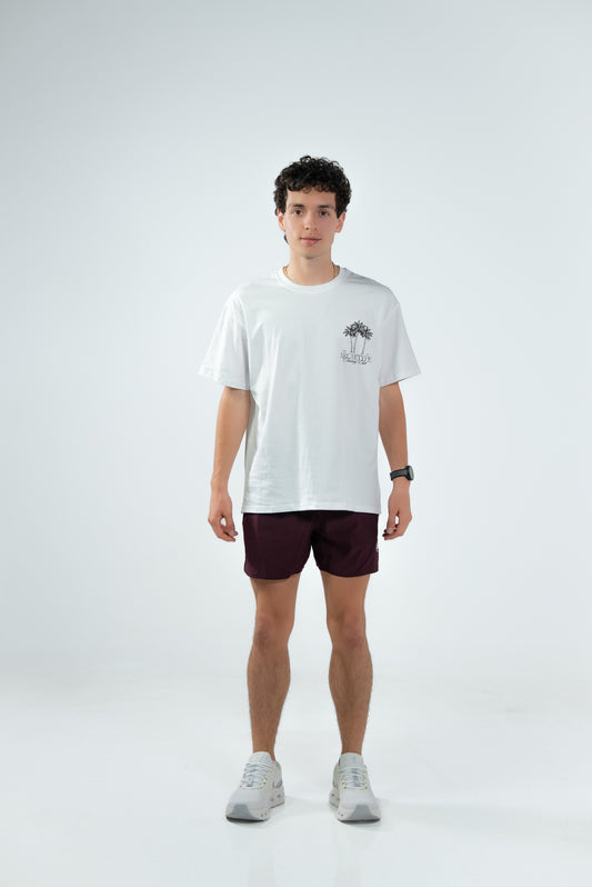 Maroon Essentials Short