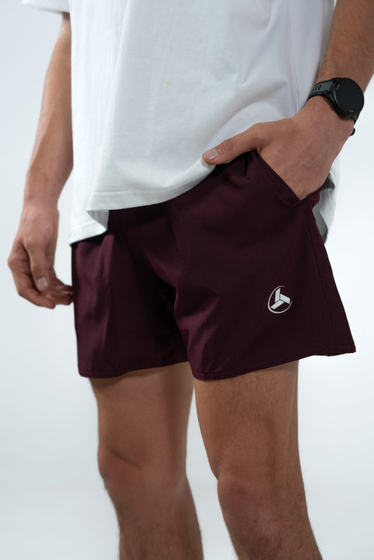 Maroon Essentials Shorts