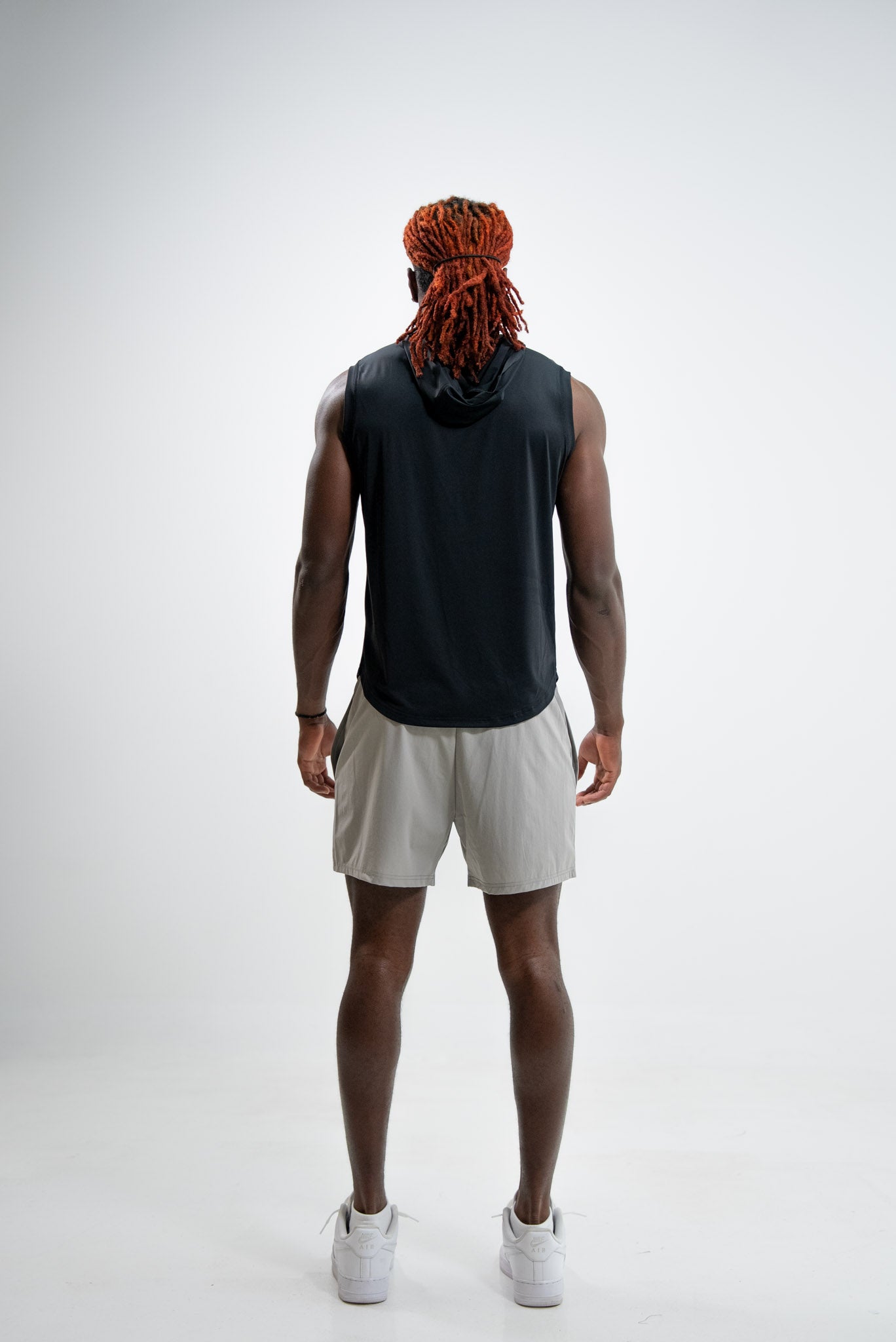 Black Apex Sleeveless Hoodie