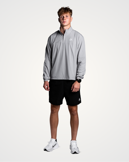 Grey Windbreaker