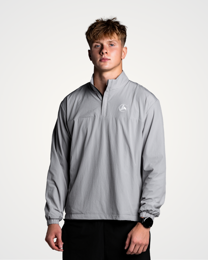 Grey Windbreaker