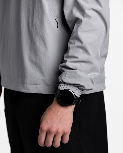 Grey Windbreaker