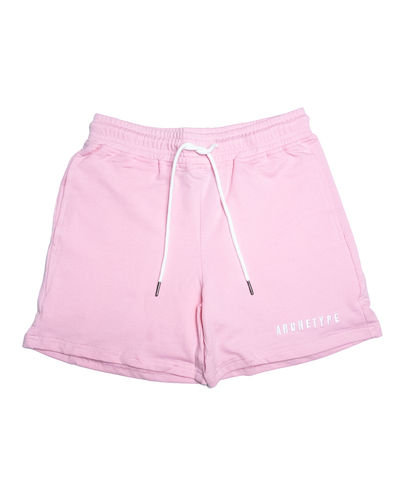 Pink 5" French Cotton Shorts