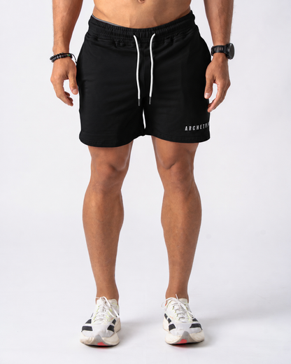 Black Leg Day Shorts