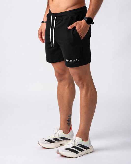 Black Leg Day Shorts