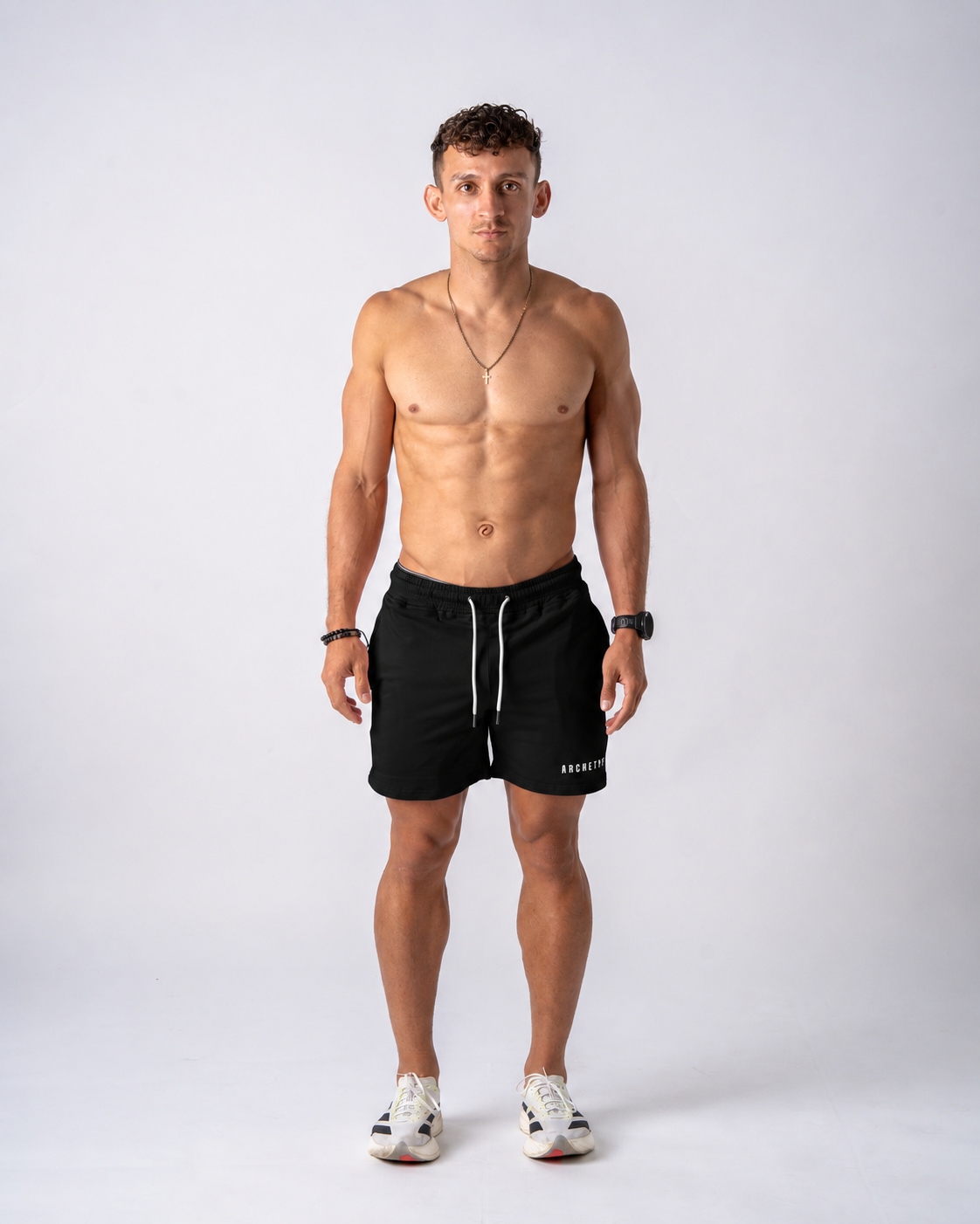 Black Leg Day Shorts