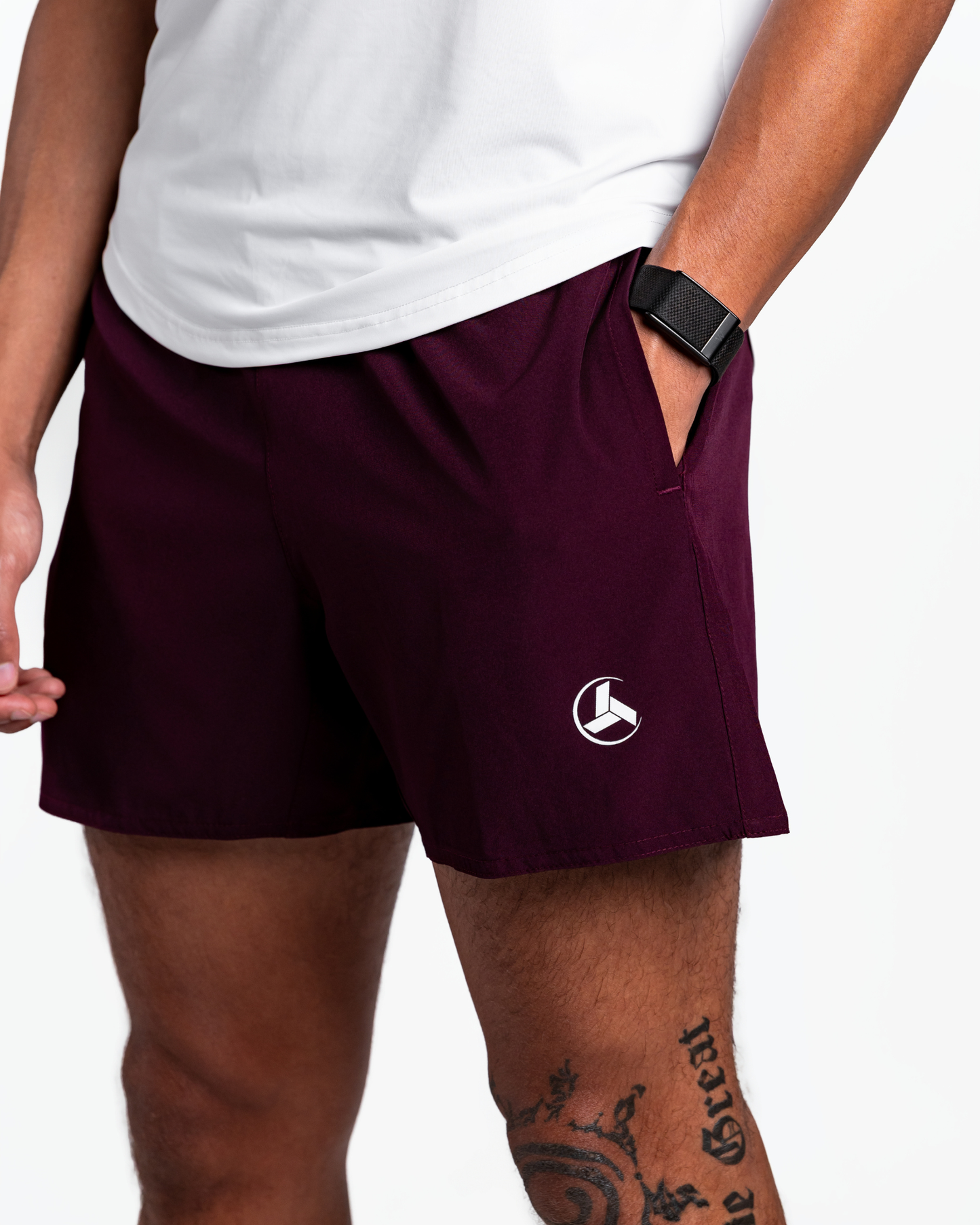 Maroon Essential Shorts