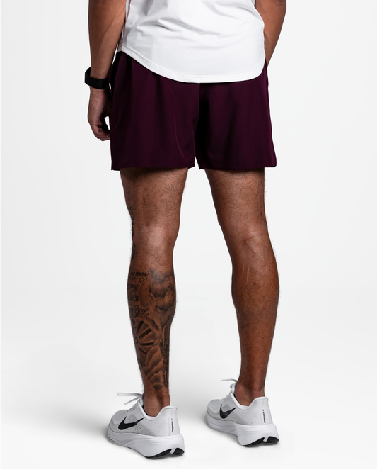 Maroon Essentials Shorts