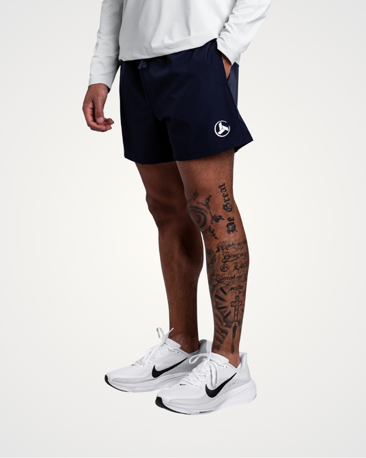 Navy Momentum Shorts