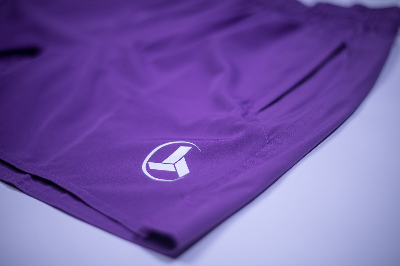 Purple Active Shorts