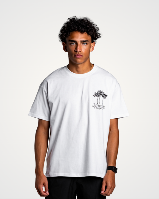 White Palm Trees Tee