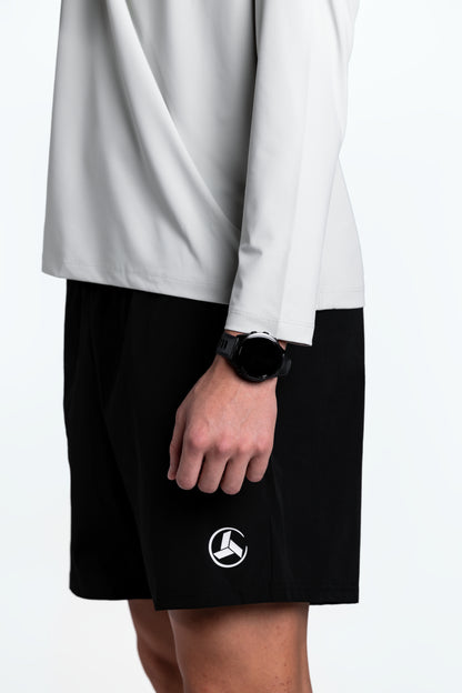 Beige Athletic Fit Quarter-Zip