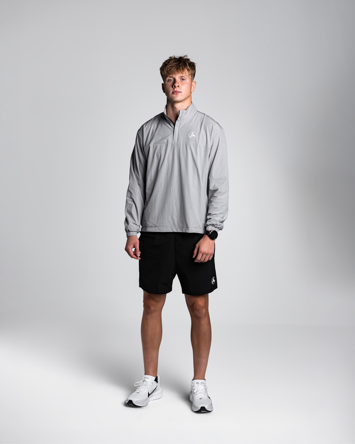 Grey Windbreaker