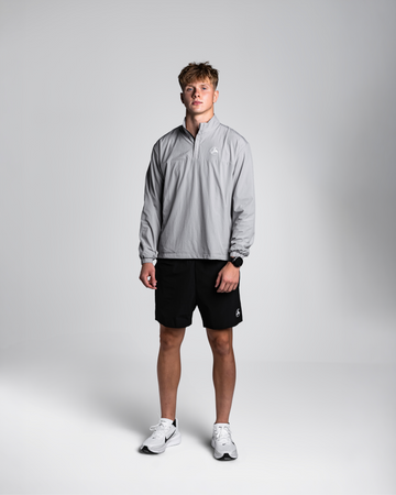 Grey Windbreaker