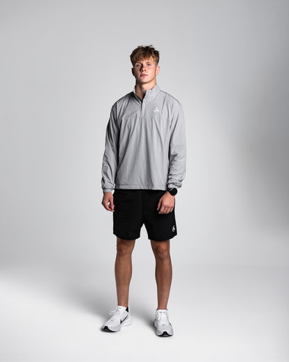 Grey Windbreaker